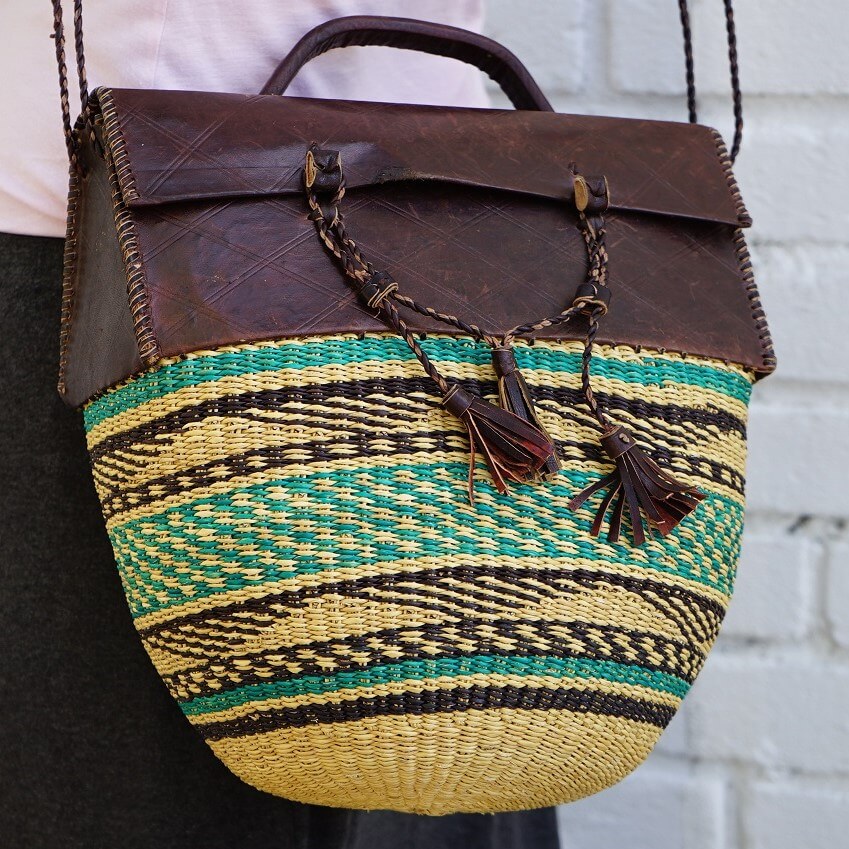 shoulder bag weaved mondo ghana