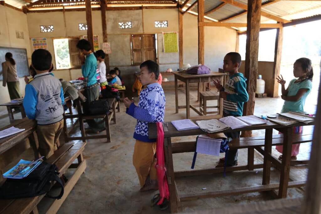Birma vabatahtlike projekt Zarm Kari külakool