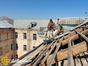Hoonete taastamine, Ukraina, humanitaarabi